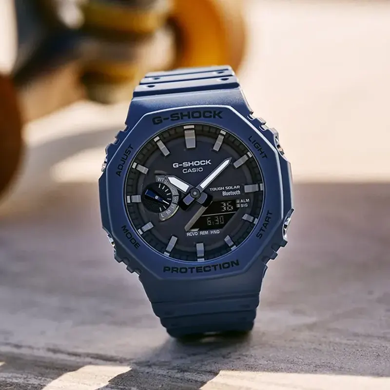 Casio G-Shock Blue Tough Solar (Bluetooth) Men's Watch  GA-B2100-2A